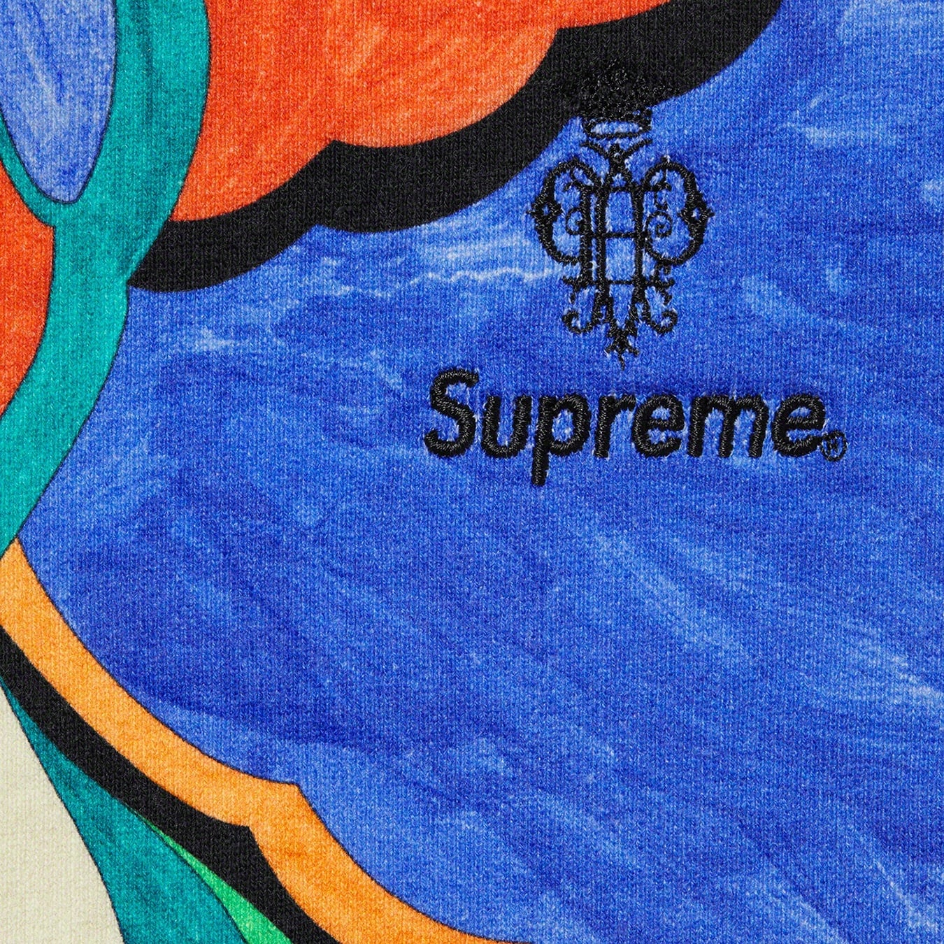 Supreme®/Emilio Pucci® Hooded Sweatshirt view 3